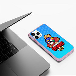 Чехол iPhone 11 Pro матовый El Primo: Brawl Stars, цвет: 3D-розовый — фото 2