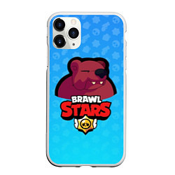 Чехол iPhone 11 Pro матовый Bear: Brawl Stars, цвет: 3D-белый