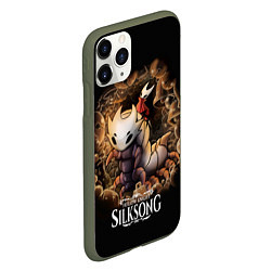 Чехол iPhone 11 Pro матовый Hollow Knight: Silksong, цвет: 3D-темно-зеленый — фото 2