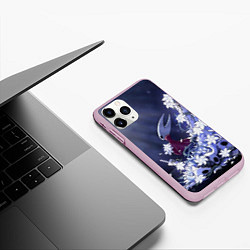 Чехол iPhone 11 Pro матовый Hollow Knight, цвет: 3D-розовый — фото 2