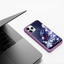 Чехол iPhone 11 Pro матовый Hollow Knight, цвет: 3D-фиолетовый — фото 2