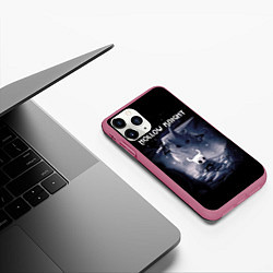 Чехол iPhone 11 Pro матовый Hollow Knight, цвет: 3D-малиновый — фото 2