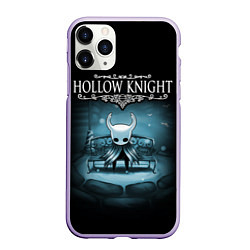 Чехол iPhone 11 Pro матовый Hollow Knight: Night, цвет: 3D-светло-сиреневый