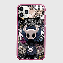 Чехол iPhone 11 Pro матовый Hollow Knight, цвет: 3D-малиновый