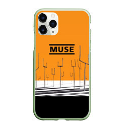 Чехол iPhone 11 Pro матовый Muse: Orange Mood, цвет: 3D-салатовый