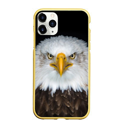 Чехол iPhone 11 Pro матовый Орлиный взор, цвет: 3D-желтый