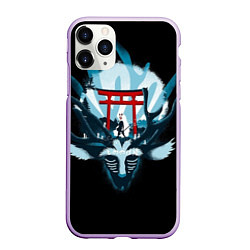 Чехол iPhone 11 Pro матовый Убийца Демонов, цвет: 3D-сиреневый