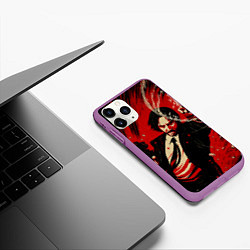 Чехол iPhone 11 Pro матовый Джон Уик, цвет: 3D-фиолетовый — фото 2