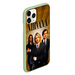 Чехол iPhone 11 Pro матовый Nirvana, цвет: 3D-салатовый — фото 2