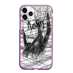 Чехол iPhone 11 Pro матовый Korn: The Nothing, цвет: 3D-фиолетовый