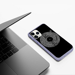 Чехол iPhone 11 Pro матовый Joy Division, цвет: 3D-светло-сиреневый — фото 2