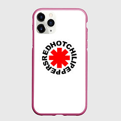 Чехол iPhone 11 Pro матовый RED HOT CHILI PEPPERS, цвет: 3D-малиновый