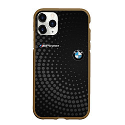 Чехол iPhone 11 Pro матовый BMW, цвет: 3D-коричневый