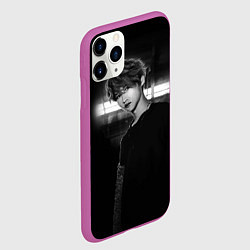 Чехол iPhone 11 Pro матовый Stray Kids, цвет: 3D-фиолетовый — фото 2