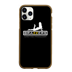 Чехол iPhone 11 Pro матовый Brazzers casting producer, цвет: 3D-коричневый