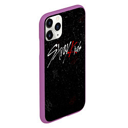 Чехол iPhone 11 Pro матовый STRAY KIDS, цвет: 3D-фиолетовый — фото 2