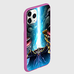 Чехол iPhone 11 Pro матовый Overlord, цвет: 3D-фиолетовый — фото 2