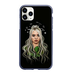 Чехол iPhone 11 Pro матовый BILLIE EILISH, цвет: 3D-серый