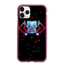 Чехол iPhone 11 Pro матовый Dota 2 - Spirit Breaker, цвет: 3D-малиновый