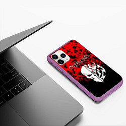 Чехол iPhone 11 Pro матовый OVERLORD, цвет: 3D-фиолетовый — фото 2