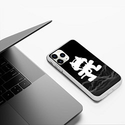 Чехол iPhone 11 Pro матовый MONSTERCAT, цвет: 3D-белый — фото 2