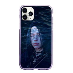 Чехол iPhone 11 Pro матовый Billie Eilish: Ocean Eyes, цвет: 3D-светло-сиреневый