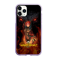Чехол iPhone 11 Pro матовый Warframe anime girl, цвет: 3D-светло-сиреневый