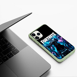 Чехол iPhone 11 Pro матовый FORTNITE 10 СЕЗОН, цвет: 3D-салатовый — фото 2