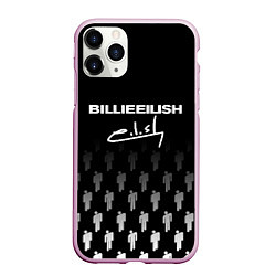 Чехол iPhone 11 Pro матовый Billie Eilish: Black Autograph, цвет: 3D-розовый