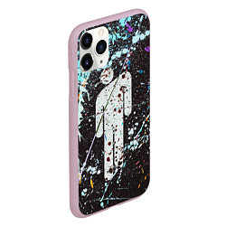 Чехол iPhone 11 Pro матовый Billie Eilish: Blohsh Painted, цвет: 3D-розовый — фото 2