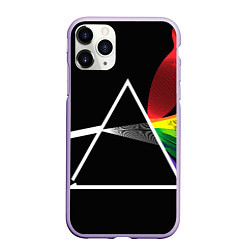 Чехол iPhone 11 Pro матовый PINK FLOYD, цвет: 3D-светло-сиреневый