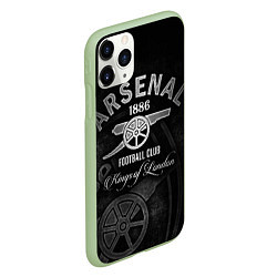 Чехол iPhone 11 Pro матовый Arsenal, цвет: 3D-салатовый — фото 2