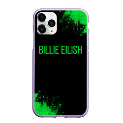 Чехол iPhone 11 Pro матовый Billie Eilish, цвет: 3D-светло-сиреневый