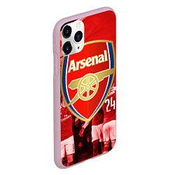 Чехол iPhone 11 Pro матовый Arsenal, цвет: 3D-розовый — фото 2