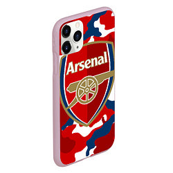 Чехол iPhone 11 Pro матовый Arsenal, цвет: 3D-розовый — фото 2