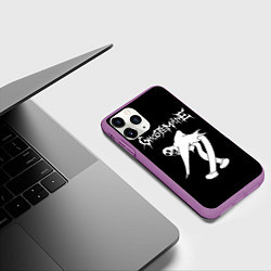 Чехол iPhone 11 Pro матовый GHOSTEMANE, цвет: 3D-фиолетовый — фото 2