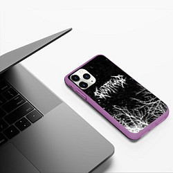 Чехол iPhone 11 Pro матовый GHOSTEMANE, цвет: 3D-фиолетовый — фото 2