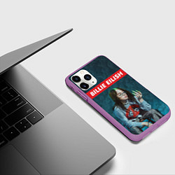 Чехол iPhone 11 Pro матовый Ноготки Билли, цвет: 3D-фиолетовый — фото 2