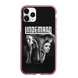 Чехол iPhone 11 Pro матовый LINDEMANN, цвет: 3D-малиновый