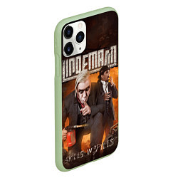 Чехол iPhone 11 Pro матовый LINDEMANN: Skills in Pills, цвет: 3D-салатовый — фото 2