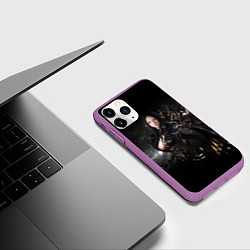 Чехол iPhone 11 Pro матовый Lost ark girl, цвет: 3D-фиолетовый — фото 2