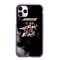 Чехол iPhone 11 Pro матовый Ateez, цвет: 3D-фиолетовый