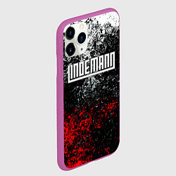 Чехол iPhone 11 Pro матовый LINDEMANN: Colour Splash, цвет: 3D-фиолетовый — фото 2