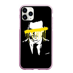 Чехол iPhone 11 Pro матовый Sherlock, цвет: 3D-розовый