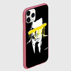 Чехол iPhone 11 Pro матовый Sherlock, цвет: 3D-малиновый — фото 2