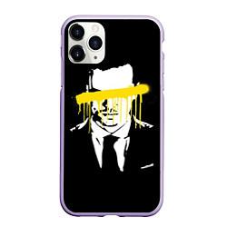 Чехол iPhone 11 Pro матовый Sherlock, цвет: 3D-светло-сиреневый