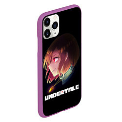 Чехол iPhone 11 Pro матовый UNDERTALE, цвет: 3D-фиолетовый — фото 2