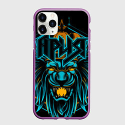 Чехол iPhone 11 Pro матовый Ария, цвет: 3D-фиолетовый