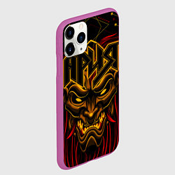 Чехол iPhone 11 Pro матовый Ария, цвет: 3D-фиолетовый — фото 2