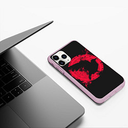 Чехол iPhone 11 Pro матовый Vikings, цвет: 3D-розовый — фото 2